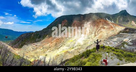 Owakudani vulkanisches Tal im Jahr 1251 Hakone, Ashigarashimo District, Kanagawa, Japan Stockfoto