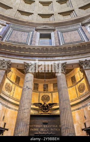 Pantheon-Gebäude in Rom. Vittorio Emanuele pantheon. Italien Stockfoto
