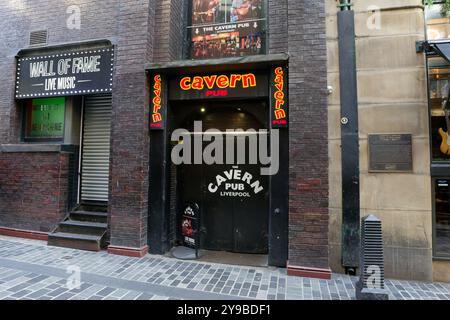 Der Cavern Club in der Matthew Street, Liverpool, Großbritannien Stockfoto