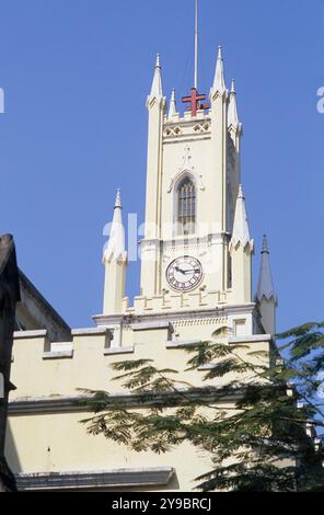 Indien, Mumbai (Bombay), St. Thomas's Cathedral, das älteste englische Gebäude in Mumbai, wurde 1672 angelegt, das Gebäude wurde schließlich 1718 fertiggestellt. Stockfoto