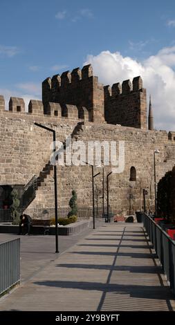Historisches Schloss Kayseri Stockfoto