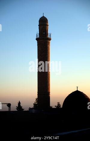 Historisches Minaret Der Mardin Grand Moschee Stockfoto