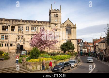 Großbritannien, England, Shropshire, Shrewsbury, Castle Gates, Bibliothek Stockfoto