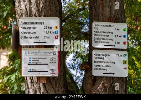 Impressionen aus Blankenburg im Harz Stockfoto