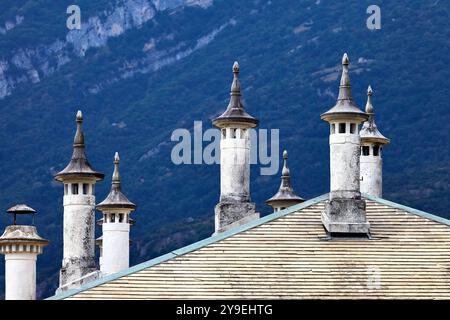 Steet Szenen und Details aus Bellagio, Comer See, Italien Stockfoto