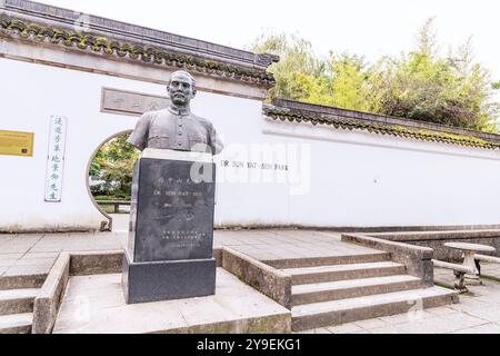 Vancouver, British Columbia, Kanada – 28. September 2024: Eintritt zum Dr. Sun Yat-Sen Classical Chinese Garden in Vancouver, BC, Kanada. Stockfoto