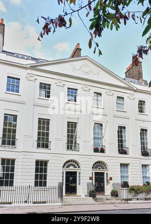 Hong Kong Economic and Trade Office, Bedford Square, Bloomsbury, London, England. Stockfoto