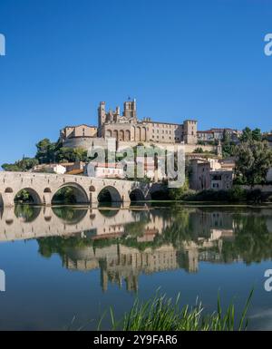 Kathedrale von Beziers, Departement Herault in der Region Occitanie, Frankreich. Stockfoto