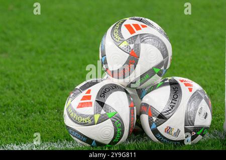 Roma, Italien. Oktober 2024. Während des Qualifikationsspiels der Gruppe 2 der UEFA Nations League 2024/25 zwischen Italien und Belgien im Olimpico-Stadion in Rom am 10. Oktober 2021. (Foto: Fabrizio Corradetti/LaPresse) Credit: LaPresse/Alamy Live News Stockfoto