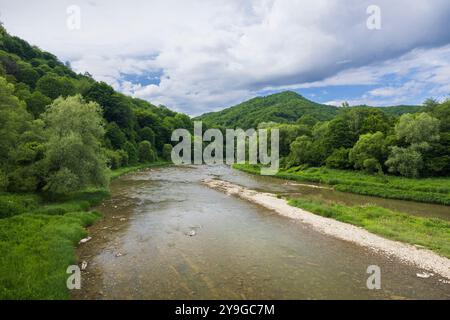 San Valley Landscape Park, Gmina Lutowiska, Bieszczady, Woiwodschaft Podkarpackie, Polen Stockfoto