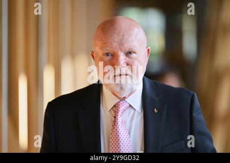 Edinburgh Schottland, Vereinigtes Königreich 10. Oktober 2024. Colin Beattie MSP im schottischen Parlament. Credit sst/alamy Live News Stockfoto