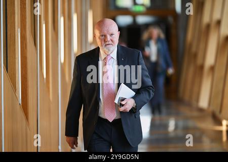 Edinburgh Schottland, Vereinigtes Königreich 10. Oktober 2024. Colin Beattie MSP im schottischen Parlament. Credit sst/alamy Live News Stockfoto