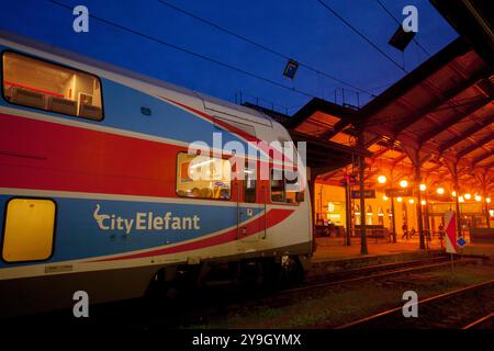 Masaryk Bahnhof Halle Masarykovo Nadrazi Prag Tschechische Republik Stockfoto