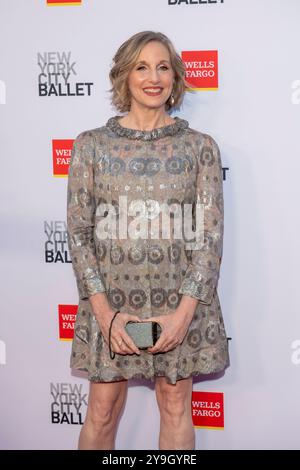 New York, Usa. Oktober 2024. Wendy Whelan nimmt am 9. Oktober 2024 an der New York City Ballet 2024 Herbst Fashion Gala im David H. Koch Theater im Lincoln Center in New York Teil. (Foto von Thenews2/NurPhoto) Credit: NurPhoto SRL/Alamy Live News Stockfoto