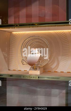 Bulgari ist ein exklusives Juweliergeschäft in Hudson Yards, New York City, USA 2024 Stockfoto