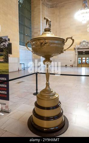 The Ryder Cup Golf Show in Vanderbilt Hall, Oktober 2024, Grand Central Terminal, New York City, USA Stockfoto