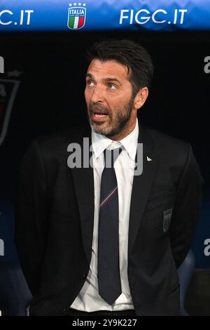 Roma, Italien. Oktober 2024. Stadio Olimpico, Roma, Italien - Gianluigi Buffon während des Fußballspiels der UEFA Nations League, Italia gegen Belgio, 6. Oktober 2024 (Foto: Roberto Ramaccia/SIPA USA) Credit: SIPA USA/Alamy Live News Stockfoto