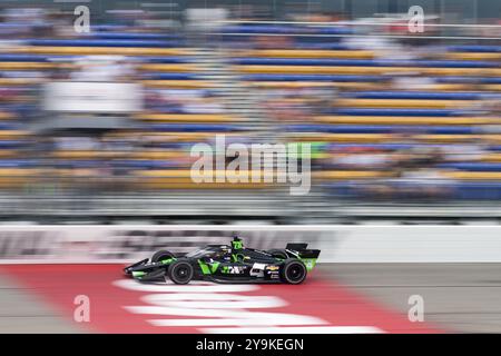 AGUSTIN HUGO CANAPINO (78) aus Arrecifes, Argentinien fährt während des Hy-Vee One Step 250 auf dem Iowa Speedway in Newton IA auf der Strecke Stockfoto