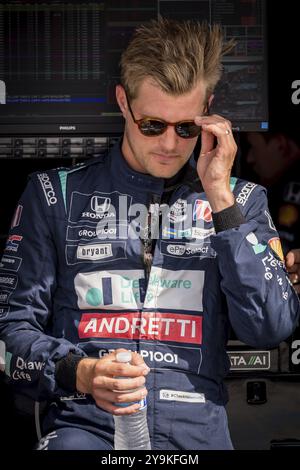 MARCUS ERICSSON (28) aus Kumla, Schweden, übt für den Detroit Grand Prix auf den Straßen von Detroit in Detroit, MI Stockfoto