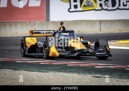 PATO OWARD (5) aus Monterey, Mexiko, trainiert für den Firestone Grand Prix von Monterey auf dem WeatherTech Raceway Laguna Seca in Salinas, CA Stockfoto