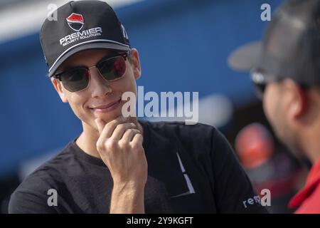 Carson Hocevar (77), Fahrer der NASCAR Xfinity Series, fährt auf dem Michigan International Speedway in Brooklyn MI auf die Strecke für den CABO WABO 250 Stockfoto