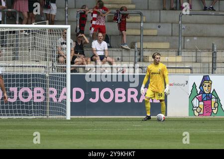 U23) beim Spiel der Football-RL SW 24:25: 1. Sptg: SC Freiburg II gegen Kickers Offenbach Stockfoto