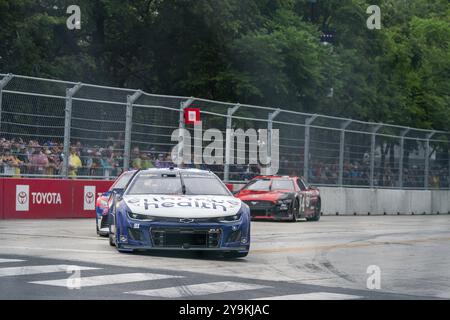Shane van Gisbergen (91), NASCAR Cup Driver, rennt um die Position durch die Straßen der Stadt für den ersten Grant Park 220 auf dem Chicago Street Course Stockfoto
