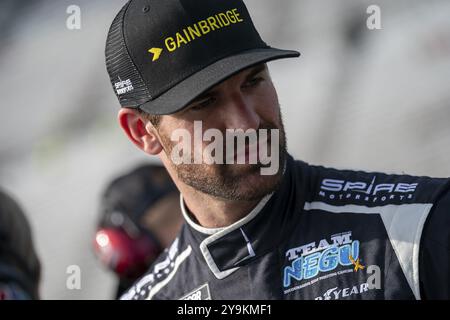 Der NASCAR Cup Pilot Corey Lajoie (7) qualifiziert sich für den Quaker State 400 auf dem Atlanta Motor Speedway in Hampt Stockfoto