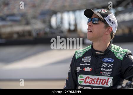 Brad Keselowski (6), Fahrer der NASCAR Cup-Serie, übt für das Bass Pro Shops Night Race auf dem Bristol Motor Speedway in Bristol Stockfoto