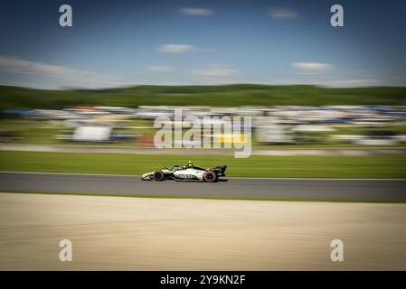 JACK HARVEY (18) aus Bassingham, England, übt für den XPEL Grand Prix auf der Road America in Elkhart Lake, WI Stockfoto