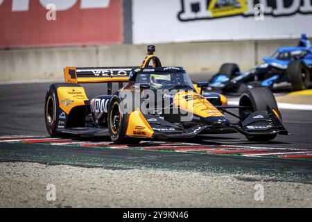 PATO OWARD (5) aus Monterey, Mexiko, trainiert für den Firestone Grand Prix von Monterey auf dem WeatherTech Raceway Laguna Seca in Salinas, CA Stockfoto