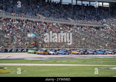 Justin Allgaier (7), Fahrer der NASCAR Xfinity Series, fährt für den Andy's Frozen Custard 300 auf dem Texas Motor Speedway in Fort Worth, Texas Stockfoto