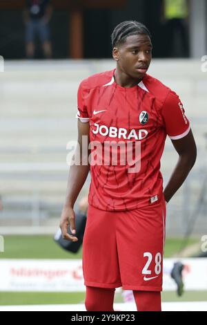 U23) beim Spiel der Football-RL SW 24:25: 1. Sptg: SC Freiburg II gegen Kickers Offenbach Stockfoto