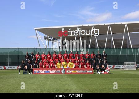 Beim Medientag SC Freiburg 1. FBL-Saison 2024/25 Stockfoto