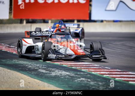 LUCA GHIOTTO (R) (51) aus Arzignano, Italien, übt für den Firestone Grand Prix von Monterey auf dem WeatherTech Raceway Laguna Seca in Salinas, CA Stockfoto