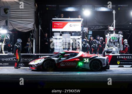 Während des Motul Petit Le Mans 2024, 11. Runde der IMSA Sportscar Championship 2024, vom 10. Bis 12. Oktober 2024 auf der Michelin Raceway Road Atlanta in Braselton, Georgia, USA - Foto Joao Filipe/DPPI Credit: DPPI Media/Alamy Live News Stockfoto