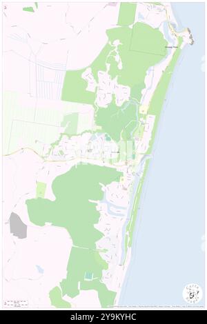 Pottsville, Tweed, AU, Australien, New South Wales, s 28 23' 14'', N 153 33' 30'', Karte, Cartascapes Map, veröffentlicht 2024. Erkunden Sie Cartascapes, eine Karte, die die vielfältigen Landschaften, Kulturen und Ökosysteme der Erde enthüllt. Reisen Sie durch Zeit und Raum und entdecken Sie die Verflechtungen der Vergangenheit, Gegenwart und Zukunft unseres Planeten. Stockfoto