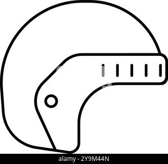 Illustration des Militärhelms Stock Vektor