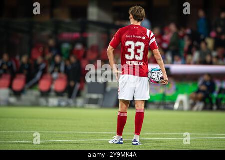 Silkeborg, Dänemark. September 2024. Mads freundlich (33) von Silkeborg IF im 3F Superliga-Spiel zwischen Silkeborg IF und Broendby IF im Jysk Park in Silkeborg. Stockfoto