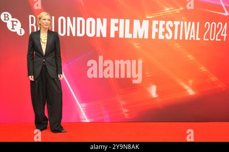 London, Großbritannien. Oktober 2024. Cate Blanchett bei der „Disclaimer“ 68. BFI London Film Festival TV-Premiere, Royal Festival Hall, Belvedere Road, am Donnerstag, 10. Oktober 2024 in London, England, Großbritannien. CAP/CAN © CAN/Capital Pictures Credit: Capital Pictures/Alamy Live News Stockfoto