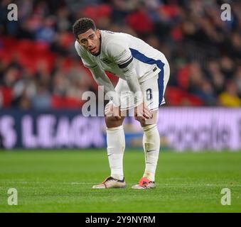 London, Großbritannien. Oktober 2024. England gegen Griechenland - UEFA Nations League - Wembley. Englands Jude Bellingham. Bildnachweis: Mark Pain/Alamy Live News Stockfoto