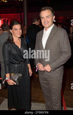 Isabelle Körner und Christopher Wittich beim Vaunet Jubiläumsevent 40 Jahre private Medien im Telegraphenamt. Berlin, 10.10.2024 *** Isabelle Körner und Christopher Wittich bei der Vaunet Jubiläumsveranstaltung 40 Jahre private Medien im Telegraphenamt Berlin, 10 10 2024 Foto:XF.xKernx/xFuturexImagex medien 4047 Stockfoto