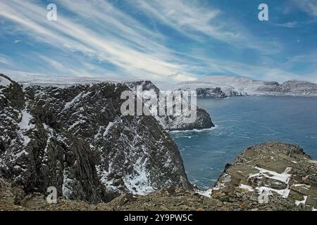 Nordkap-Plateau im Norden Norwegens Stockfoto