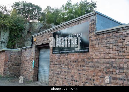 Der Barnton Nuclear Bunker wurde 1952 gebaut. Der Bunker wurde für 400 Politiker und Beamte für bis zu 30 Tage bereitgehalten Stockfoto