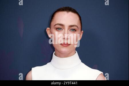 Saoirse Ronan nimmt an der „Blitz“-Weltpremiere des 68. BFI London Film Festivals in der Royal Festival Hall in London Teil. Stockfoto