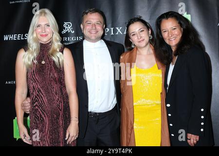 Woodside, USA. Oktober 2024. LOS ANGELES – 10. OCT: Olivia June, Zak Williams, Zelda Williams, Marsha Garces Williams bei The Bring Change 2 Mind's 12th Annual Revels and Revelations at the Private Residence am 10. Oktober 2024 in Woodside, CA (Foto: Katrina Jordan/SIPA USA) Credit: SIPA USA/Alamy Live News Stockfoto