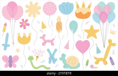 Set von Referenzkreisen mit verschiedenen Formen Stock Vektor