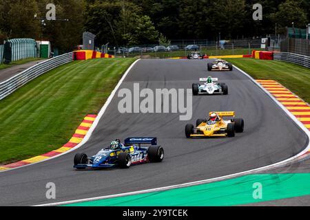 Francorchamps (Belgien), 27. September 2024, #72 Tyrrell 011 (1982) Wrigley Matthew (GbR) Masters Racing Legends - F1 Cars 1966 - 1985 während der Spa Six Hours, Circuit de Spa-Francorchamps (Belgien) am 27. September 2024 Stockfoto