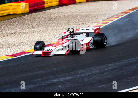 Francorchamps (Belgien), 28. September 2024, #58 Shadow Dn9A (1978) Sergison Ewen (GbR) Masters Racing Legends - F1 Cars 1966 - 1985 während der Spa Six Hours, Circuit de Spa-Francorchamps (Belgien) am 28. September 2024 Stockfoto