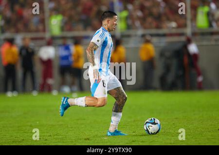 MATURIN, VENEZUELA - 10. OKTOBER: Enzo Fernandez aus Argentinien beim Qualifikationsspiel der südamerikanischen FIFA-Weltmeisterschaft 2026 zwischen Venezuela und Argentinien am 10. oktober 2024 im Estadio Monumental de Maturin, Venezuela. Foto: Luis Morillo/Alamy Live News Stockfoto